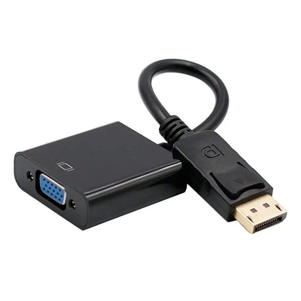 1080P FHD Display Port DP Hane till VGA Hona Konverteringskabel Adapter