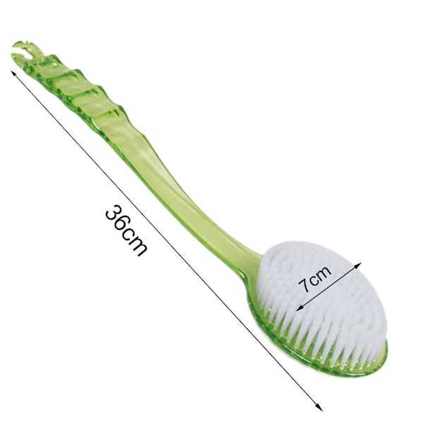 2 i 1 Badborste Skrubb Hudmassage Dusch Rygg Bad Badrum Hem Borste I9O6 blue One-size