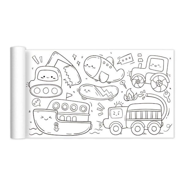 Barns Ritpapper Rulle Kreativ Handmålad Målarpapper Graffiti Scrol I2J2 space onesize