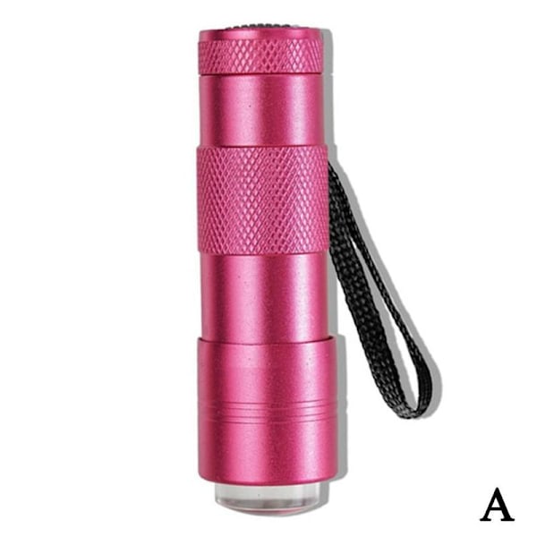 UV-ficklampa för naglar, Handhållen Mini UV LED-nagellampa, Portabel UV-presslampa för nagelkonst med silikonhuvud, Mini-nagellampa för nageltorkargel