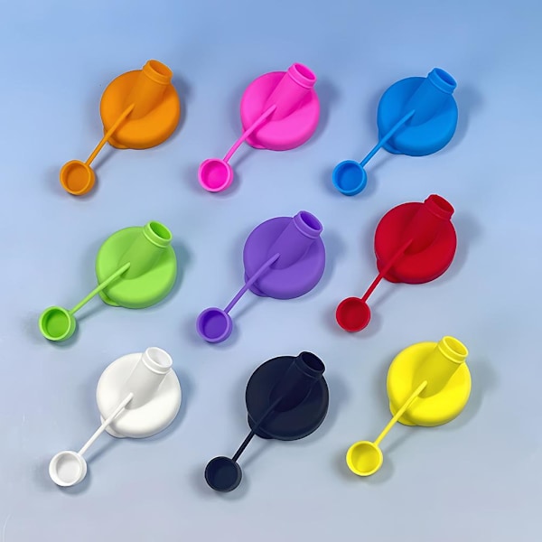 8 st Silikon Mjölkflaskdispenser Lock Ersättning, 48mm Diameter Hällpip Lock, Återanvändbara Lufttäta Glas Mjölkflaskproppar Hällpip Li