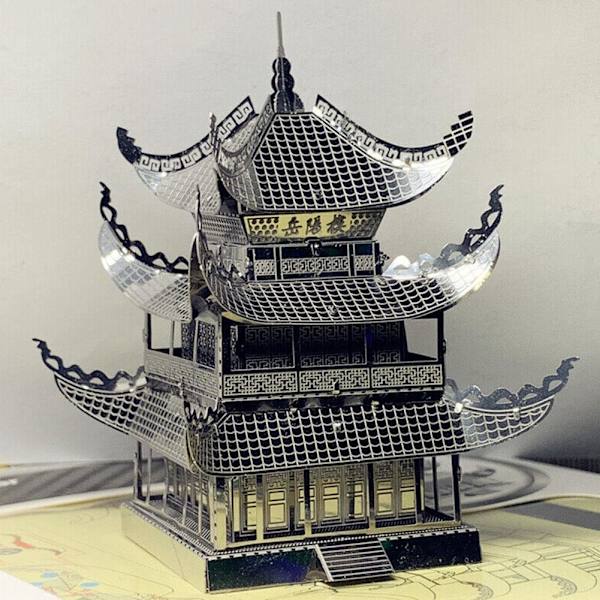 3D Metall Pussel Yueyang Torn Modell Kit DIY Montera A5 Pussel F5A3 Hot Z9R4