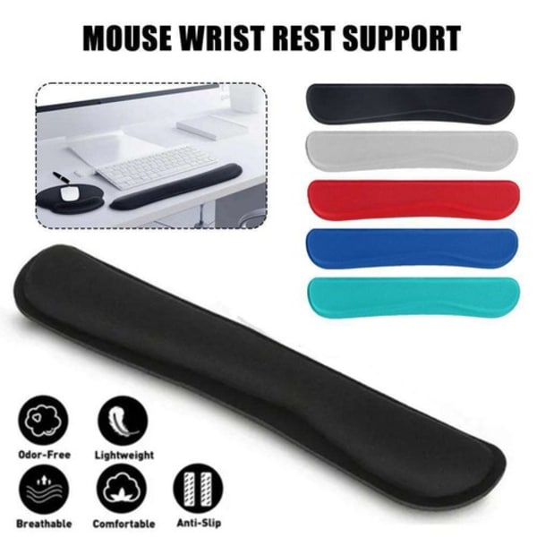 Tangentbords handledsstöd Mus Handledsstöd för Kontor Hem Enkel Skrivning ❈ black one-size