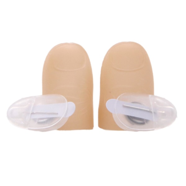 2x LED Finger Thumbs Ljus Röd Färg Magisk Rekvisita Party Lampa Show` Bar❀ red one-size