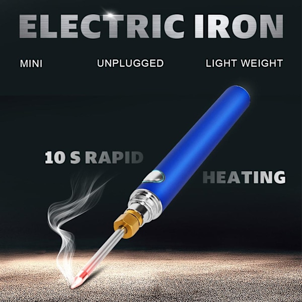 350-1100mAH Trådlös USB Uppladdningsbar Svetsbatteri Penna Elektrisk Lödkolv Color 1100mA