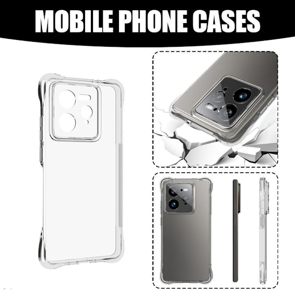 Mjukt TPU Silikon Skal för OPPO Realme GT7 Pro Mobiltelefon S6Z6 R0Y2 O4Y7 O8Z2