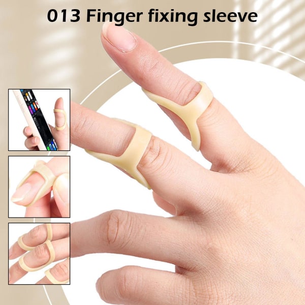 Finger Justerbar Fix Splint Brace Protector Support Ledskada   10 1pcs