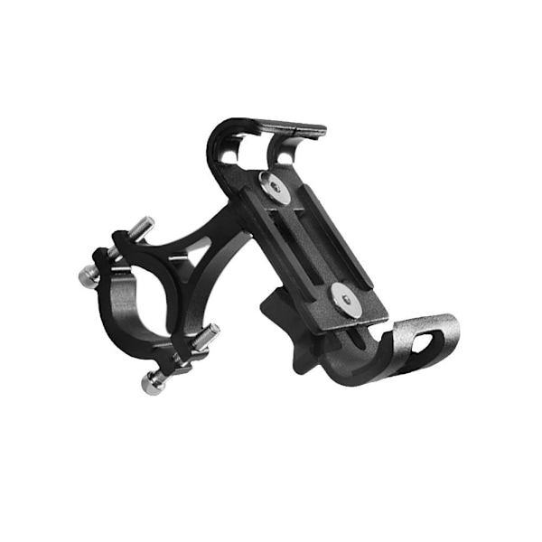 Aluminiumlegering 360 Graders Rotation Cykel Motorcykel Styre Telefonhållare Fäste black onesize