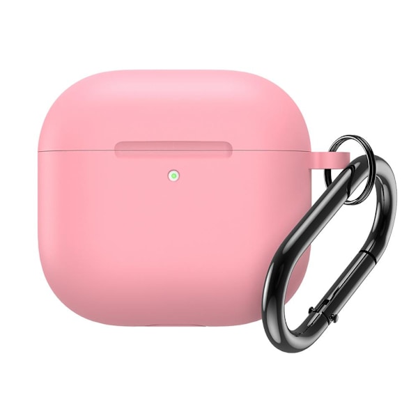 för AirPods4 Skyddsfodral Enfärgat skyddsfodral i ett stycke Silikon från H0H3 pink for airpods 4