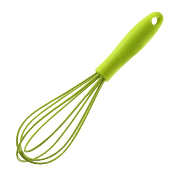 Nytt Mini Silikon Vispsett Äggvisp För Vispning Blandning I6U5 Kock P1H0 yellow-green 1pcs