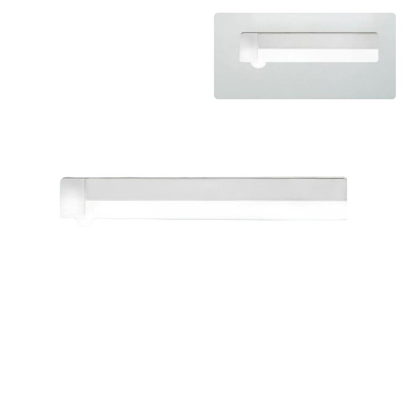 Skåpbelysning LED med Rörelsesensor, Magnetisk, Trådlös, Dimbar, Under Bänkbelysning, Automatisk På/Av, Självhäftande White 30cm