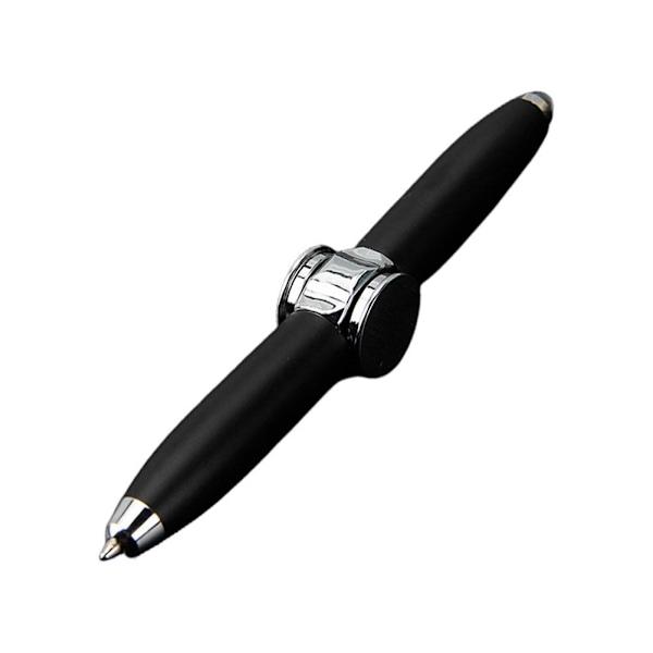 Fidget Spinner Penna Stress Relief Leksak, LED Kulspetspenna UK Y8M2 black one size