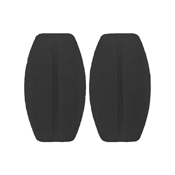 Mjuka silikon-bh-bandskuddar för kvinnor, avlastar smärta i axlarna black one size