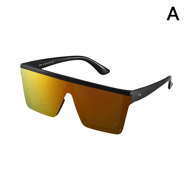 Dam Solglasögon Fyrkantiga Överdimensionerade Lyx Fla Lot B6 black One-size