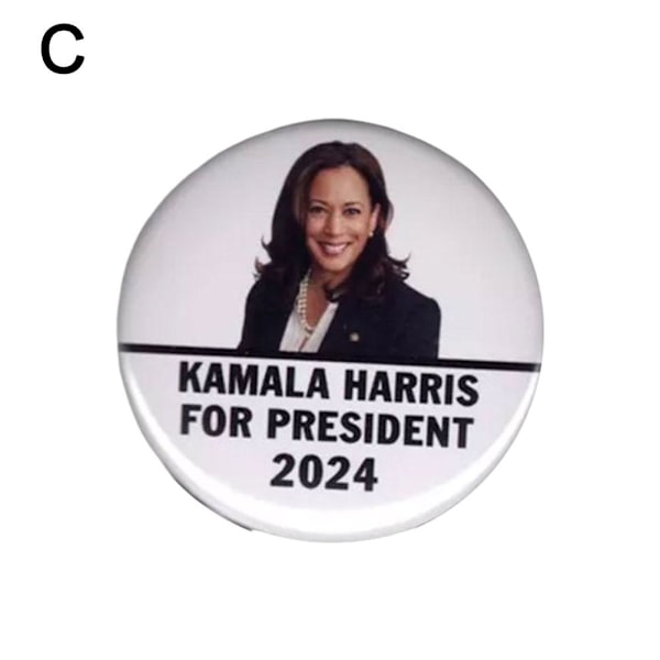 Kamala Harris 2024 President Valröstningsknappar, Kamala Harris Fo style3 One size