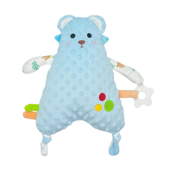 Tecknad Lejon Kanin Plysch Snuttefilt Leksak Sovhandduk Gosedjur Pojkleksaker Plyschdjur Barn Docka T0w5 bear 30*20*8cm
