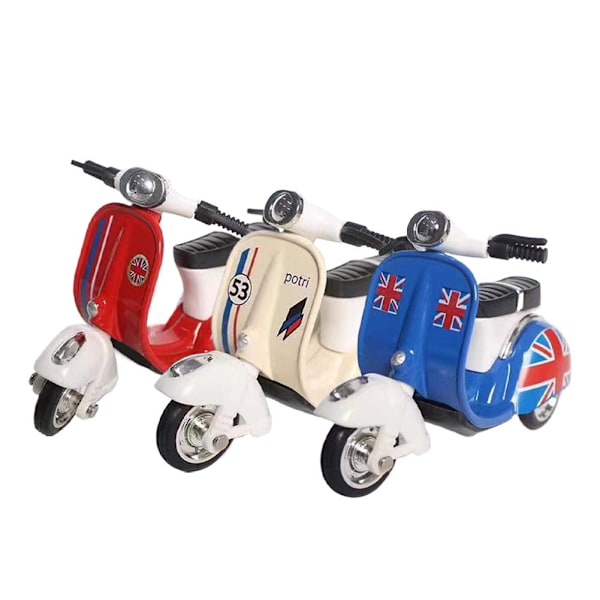 Leksaksbil för barn Legeringsmodellbil Leksaker Moto Modell Prylar Nyckelring Väska Mini U3c1 Red 1pcs