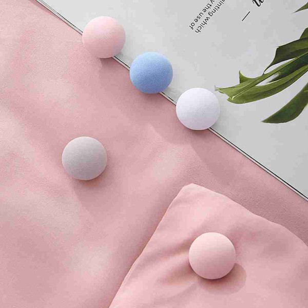 8X Säng Sängkläder Påslakan Cover Snaps Fästklämmor Fästelement Gri pink One-size
