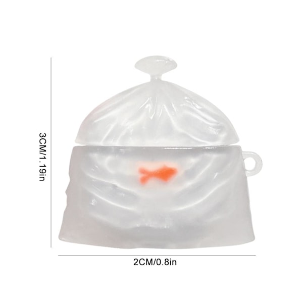 Guldfisk Väska Hörlursfodral Skyddsfodral för AirPods 1 2 3 4 Pro 2nd ✨p AirPods 3 1pcs