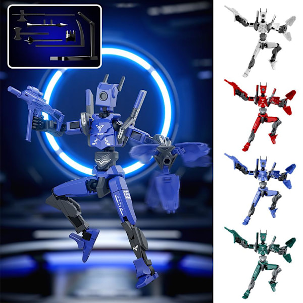 Actionfigur Titan 13 Actionfigur Dummy Lucky 13 Figur Tryckt Multi-ledad Rörlig Nova Y7R5 magnet Red 9 Accessories