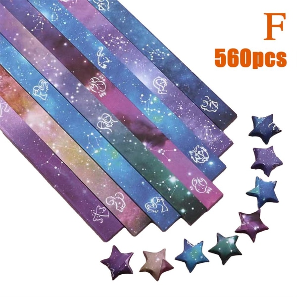540/560 ark Star Origami Paper Multiple Star Paper Strip Orig Twelve constellations 560pcs