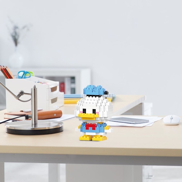 Pedagogisk Byggleksak för Barn med Mikropartiklar, Tecknad Modell, Pussel, Pojkleksak W2 Stitch 1set