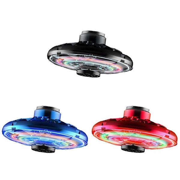 Flygande Fingertoppsgyro Ufo Induktions Barnleksaker Svart Teknologi Levitation Gyro Flygande Teefat Leksaker red onesize
