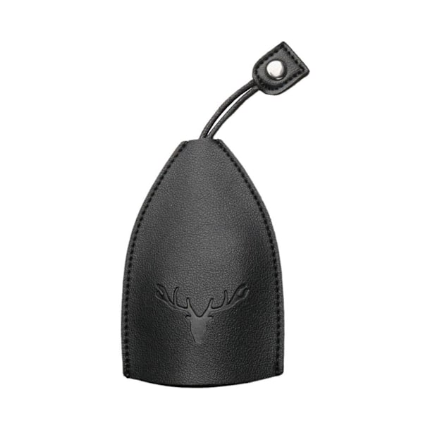 PU Läder Utdragbar Söt Stor Kapacitet Bilnyckelfodral AU Nyckelring Crea Ny O9 Black One-size
