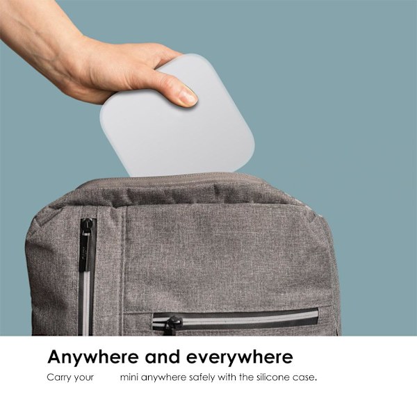 För 2025 Apple Mini M4 Värd Skyddande Silikonfodral Anti Fall Heltäckande transparent 1pcs