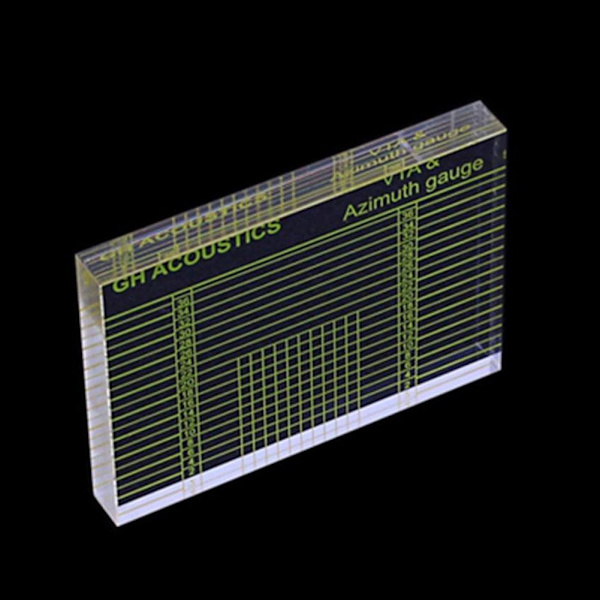 Skivspelare Mätning Phono VTA/Pickup Tonarm Azimuth Linjal◁