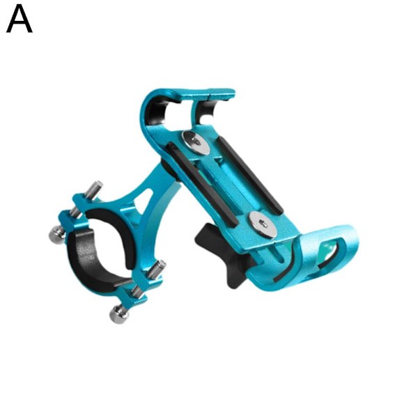Aluminiumlegering 360 Graders Rotation Cykel Motorcykel Styre Telefonhållare Fäste blue onesize