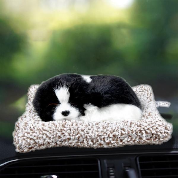 Bildekoration Instrumentbräda Simulerad Panda Bil Interiör Dekoration Lukt Docka Display Absorberande S1Q2 gray one-size
