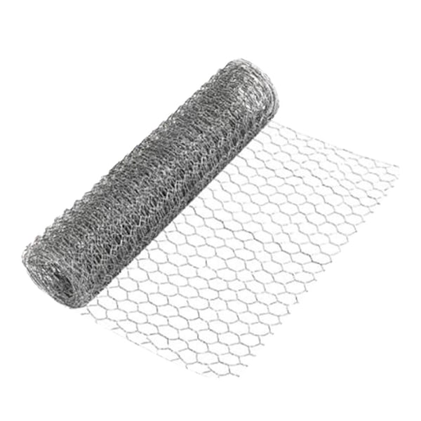Pessrrtewg Hönsnät, Galvaniserat Hexagonalt Metall Hönsnät, Blomsternät, Fjäderfänät Trådstängsel Arrangemangstråd  whiteC 13.7in×118in