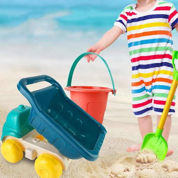 Strandleksaker för barn Hög kvalitet Säker Hållbar Sommar Vattenleksaker Leka Gräva Sand S6i5 E 8PCS 1set