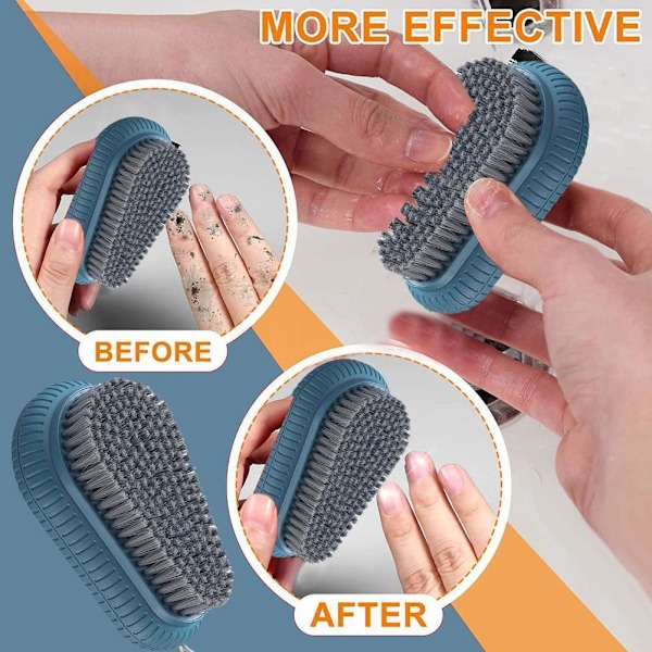 Kraftig Nagelborste Fingernagel Skrubbborste - Handnagel Br.Y6 och Rengöring H8E5