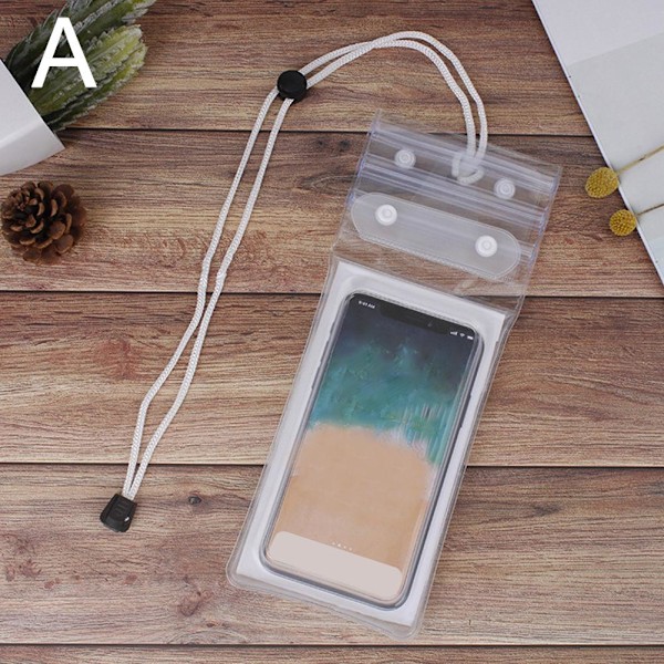 Vattentätt Flytande Fodral Torr Väska Skydd För iPhone 2025 Mobiltelefon X7O5 white 1pcs