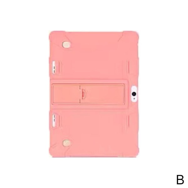 Universellt Stötsäkert Silikon Ställ Fodral för 10.1\" PC Android Lot N9 pink One-size