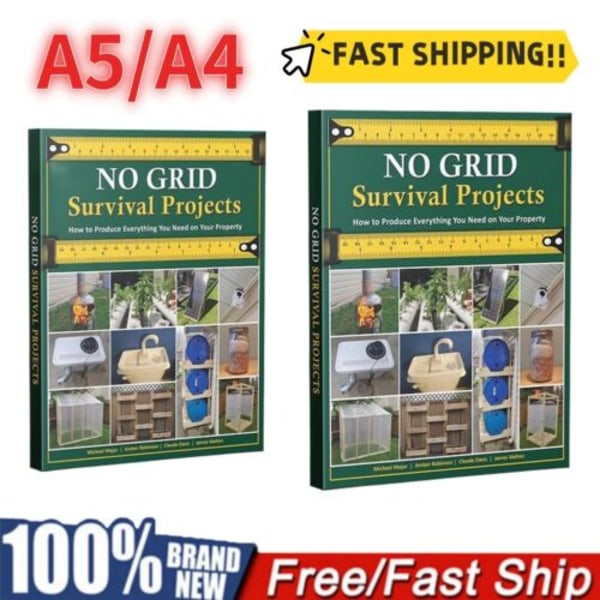 NO Grid Survival Projects Hur man Producerar på Din Egendom Pocketbok Engelska A5 One size