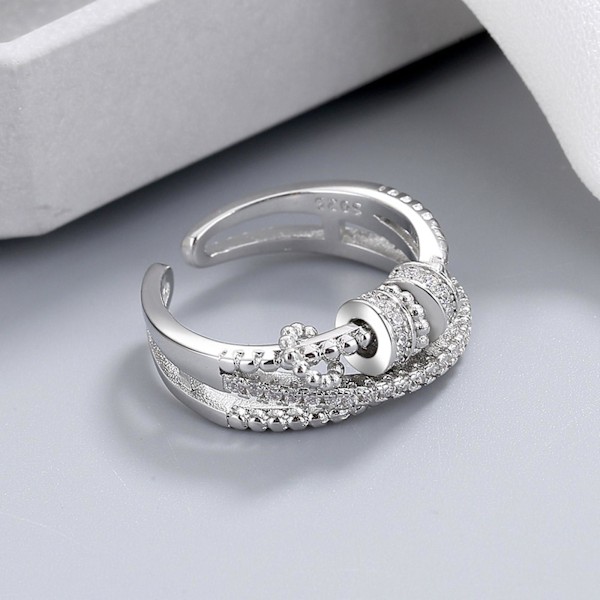 Till Min Dotter Fidget Ringar Anti-Ångest med Pärlspinner MED KORT☆