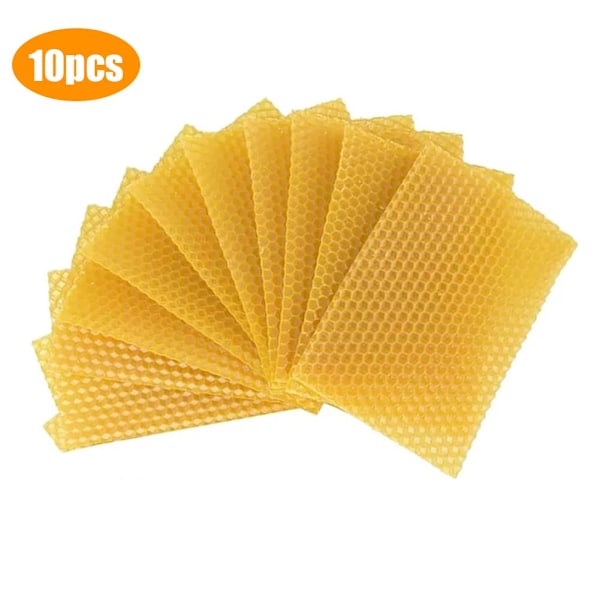 30 st Honeycomb-Foundation Vaxkakor Bikupa Vaxning Biodling Utr ExP