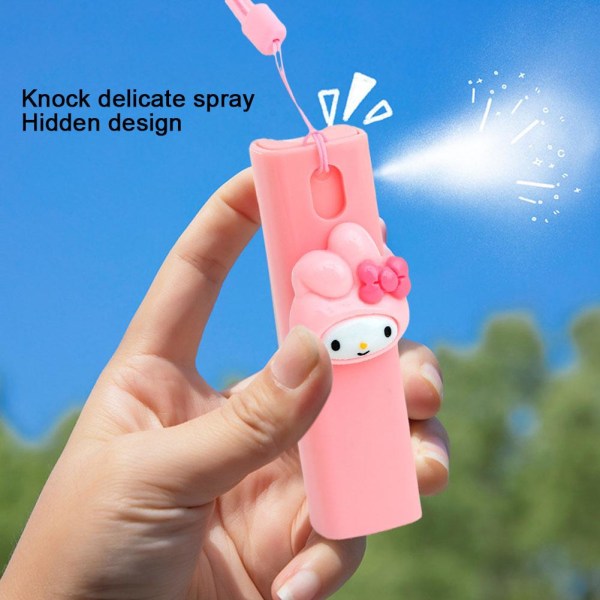 1 st flaska söt hängande rep Separat flaska Cartoon Portable Sm 1#Pink 1g