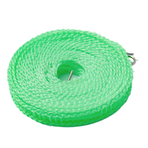 Vindtät klädstreck hängande rep kläder V3 galgar K2I1 Prof blue 5m