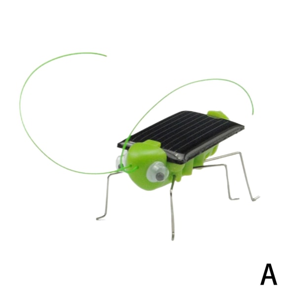 Magic Mini Solar Energy Crazy Brosch Cricket Toy Funny Outside K grasshopper onesize