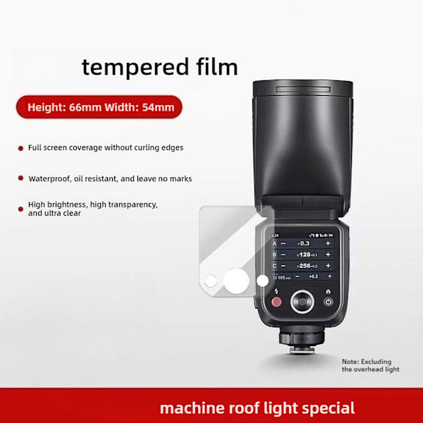 Skärmskydd Mjuk Film För Godox-V100 LCD Display Fönsterskydd Rea