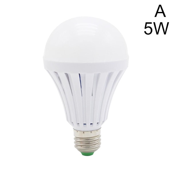 E27 Uppladdningsbar Nödlampa för Strömavbrott Batteribackup LED-lampor 9w one-size