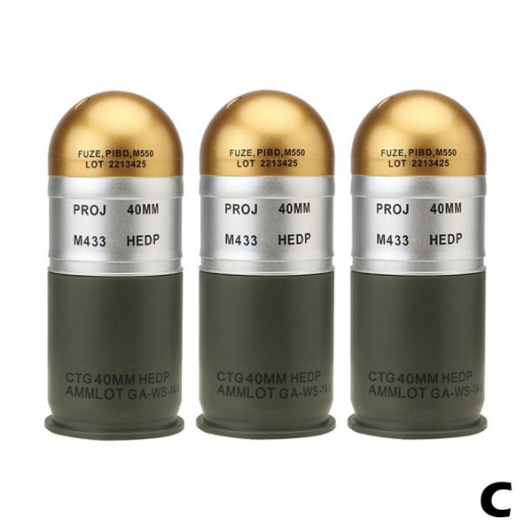 M433 HEDP 40 mm patron Dummy Granat Model Collection Toy Mini 1pcs one-size