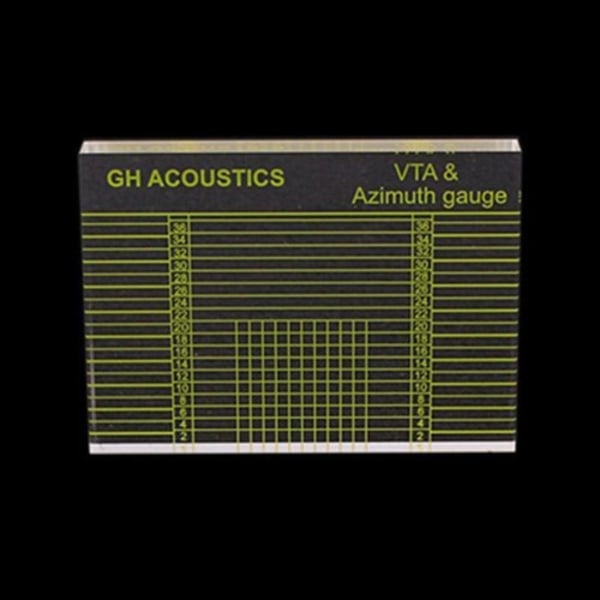 Skivspelare Mätning Phono VTA/Pickup Tonarm Azimuth Linjal◁