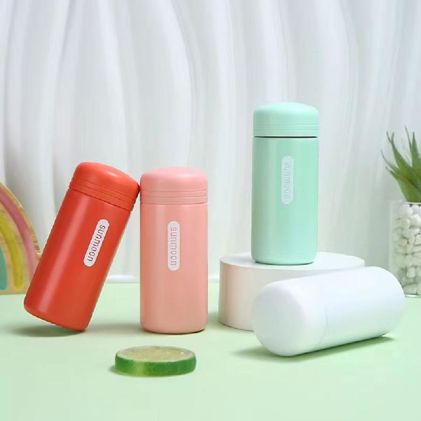 304 Rostfritt Stål Mini Termosflaska 150ml Vakuumflaska Te Enkel Isolerad Rese Ficka N7 Pink 150ml