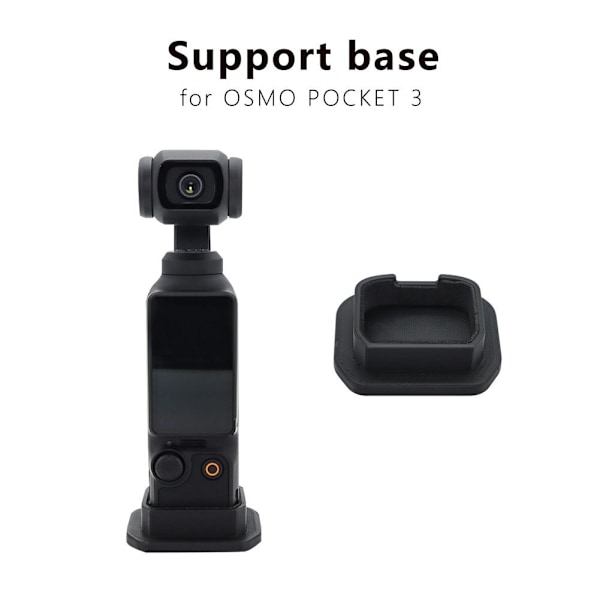 För OSMO Pocket 3 Förstorad Stödbas Fäste Handhållen Gimbal Bas Stabil I6T2