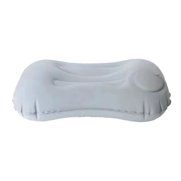 Uppblåsbar Campingkudde Ultralätt För Resor Sovande Ny Backpacking /HET grey 43*28*10cm